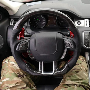 Convient pour les améliorations de volant en fibre de carbone des Land <span class=keywords><strong>Rover</strong></span> <span class=keywords><strong>Range</strong></span> <span class=keywords><strong>Rover</strong></span> <span class=keywords><strong>Evoque</strong></span>, Discovery 4 et Freelander Sport - Product Image 3