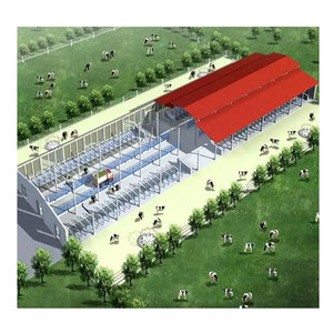 Gran oferta, estructura de acero, cobertizo para vacas, edificio de granja de acero prefabricado, Granero de caballos, diseño de Casa de <span class=keywords><strong>vaca</strong></span> - Product Image 5