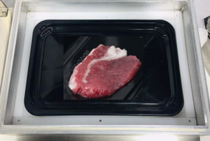 Machine d'emballage sous vide alimentaire 240VCT facile à utiliser pour 1 plateau, idéale pour saucisses, viande de bœuf et emballages sous film étirable - Product Image 3