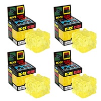 Boule de plastique créative en forme de bloc de fromage, jouet anti-stress à rebond lent pour filles, garçons et jeunes, vente en gros du fabricant