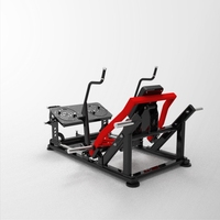Machine à fessiers rotative avec coussin dorsal rotatif, réglage multi-angles, construction en acier, plaque de poitrine de sécurité, pour usage en salle de sport