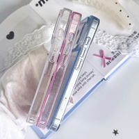 Coques de téléphone transparentes scintillantes pour iPhone 18 Pro Max 17 Air 16 15 14 Plus 13 – Housse de protection antichoc en silicone souple et transparente