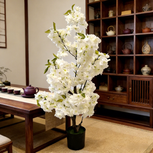 Arbre de fleurs de <span class=keywords><strong>cerisier</strong></span> artificielles en soie, fleurs artificielles pour l'extérieur et l'intérieur, décoration pour la maison, le bureau, l'hôtel, le jardin, les fêtes, les mariages - Product Image 5