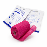 Bande de plâtre orthopédique en fibre de verre imprégnée de résine pour fracture de jambe, vente en gros de produits de consommation pour soins médicaux