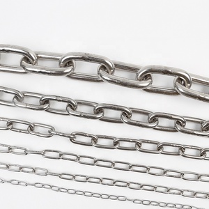 DIN766 ISO4565 Marine Stainless Steel Calibrated Anchor Chain Dia.8mm Kayak Dinghy Ship <b>Yacht</b> Boat Hardware Accessories DIN766 I - Product Image 5