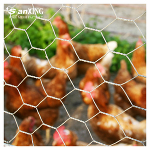 Low Carbon Steel Hexagonal Wire <b>Mesh</b> Chicken Wire Fence for Farm Use - Product Image 1