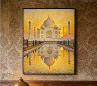Tableau mural en toile translucide surréaliste, peinture de squelette mystérieuse moderne pour salon, chambre à coucher, décoration intérieure