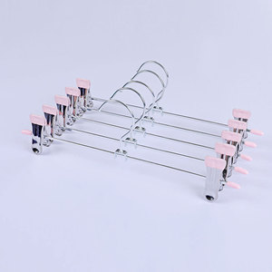 30cm Metall-Hosenbügel mit Clips, Metallbügel für Hosenträger, Jackenständer, Verstellbarer Kleiderbügel für Jeans, Röcke - Product Image 6