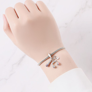 Lindo colgante con forma de gato, micrófono, auricular y nota musical, pulsera DIY, joyería, accesorio para mujer - Product Image 6