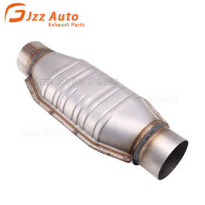 Aksesoris sistem knalpot performa tinggi perisai panas TWC Catalyst keramik tanpa konverter katalis Universal Port O2 - Product Image 5