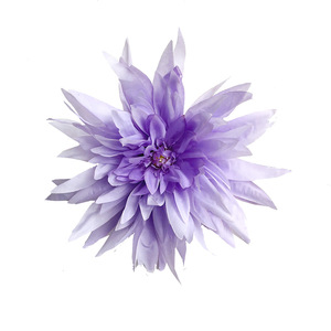 Fleurs artificielles de dahlias, diamètre 20 cm, blanc, rose, violet, accessoires de décoration pour mariage et maison - Product Image 5