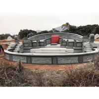 Monument funéraire personnalisé de style chinois, grande pierre tombale et monuments funéraires, monuments funéraires chinois à vendre