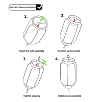 Lanterne solaire avec télécommande, affichage de la batterie à chargement USB, câble de 2 m pour lanterne du Nouvel An chinois en peau de mouton floquée