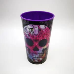 Caneca de impressão lenticular 3d aprovada, copo plástico da impressão 3d com impressão