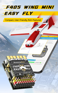 SpeedyBee F405 WING Mini APP ArduPilot INAV <span class=keywords><strong>2</strong></span>-6s mudah terbang sayap tetap pengendali penerbangan untuk RC pesawat terbang Multirotor Model FPV - Product Image 5