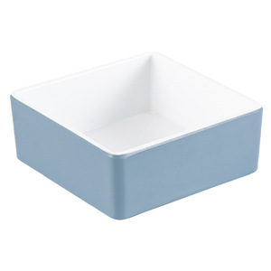 Melamine Dinnerware <b>Set</b> Rectangular Plates Serving Bowls For <b>Restaurant</b> Hotel Use Solid Color P8042 - Product Image 2