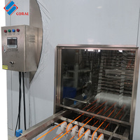 Congélateur vertical à plaques, refroidissement par air, double température, congélation rapide, ligne de production en armoire pour la fabrication de biscuits