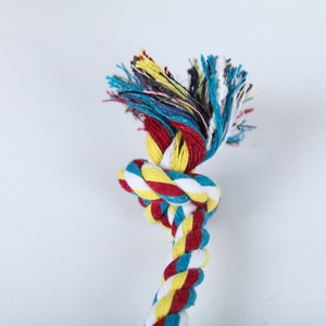 Jouet à mâcher pour chien en corde à double nœud, en coton durable, grande taille, jouets pour animaux de compagnie - Product Image 2