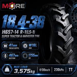 Pneumatico 18.4-38 41mm a Battistrada Profondo R-1(LS-1) <span class=keywords><strong>per</strong></span> Trattori Agricoli e Mietitrebbie <span class=keywords><strong>per</strong></span> Operazioni sul Campo - Product Image 3