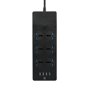 4 cổng USB Power Strip 3000W phổ xách tay du lịch cắm Adapter sạc điện thoại thông minh/máy tính bảng Ổ cắm điện - Product Image 2