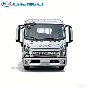 Camión de plataforma plana ligero JAC 4x2 con laterales abatibles, camión de carga de 4.5 toneladas, diésel, para transporte de mercancías, precio de fábrica - Product Image 6