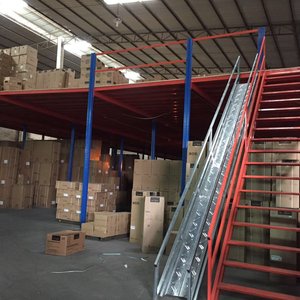 Nhiệm vụ nặng nề tầng lửng giá cho công nghiệp lưu trữ thép và kim loại kho Kệ OEM Nhà cung cấp - Product Image 2