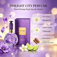 Deold En Stock Parfum EDP Twilight City Beauty Rose 100ml 2 Styles Floral Boisé Chypre Pour Femme Coffret Cadeau Vente en Gros
