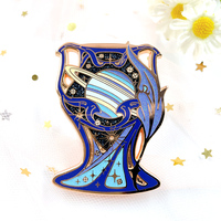 Broche en métal, badge, style japonais, dessin animé, émail doux, plaqué or, couleur personnalisée, pour Sailor Moon, Sept Perles de Dragon, souvenir en fer