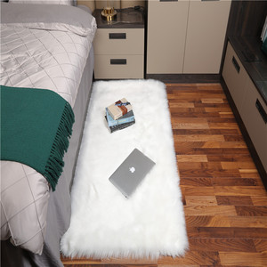 Haute qualité en peluche Pile Rectangle <span class=keywords><strong>fausse</strong></span> <span class=keywords><strong>fourrure</strong></span> tapis fabriqué à la machine rose <span class=keywords><strong>fausse</strong></span> <span class=keywords><strong>fourrure</strong></span> tapis tapis pour salon chambre - Product Image 4