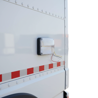 Neue Zweifarbige 6*4 LED-Warnleuchte für Feuerwehrfahrzeuge, Krankenwagen und Andere Einsatzfahrzeuge 12V Nachrüst-Blinklicht