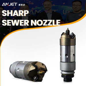 Amjet หัวฉีดแรงดันสูง60-150LPM สำหรับกำจัดสนิมหัวฉีดทำความสะอาดแรงดันสูงหัวฉีดเจ็ทหลายหลุม - Product Image 2