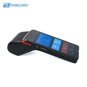 Wisecard T80 Đen POS thiết bị đầu cuối di động tất cả trong một hệ thống POS xử lý EPOS điểm thanh toán của bán tiền mặt máy với máy in NFC - Product Image 2