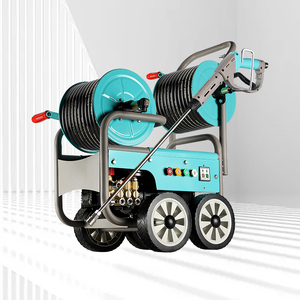 Máquina de Desatascar Alcantarillado Monofásica de Alta Potencia 1.8KW, Doméstica, de Alta Presión, con Tubería Extralarga de 60m, Doble, Nueva, Monofásica - Product Image 1