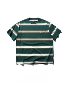 Camiseta con gráfico de letras al estilo japonés, camiseta de manga corta a rayas Cityboy para hombre, bordada de gran tamaño - Product Image 2