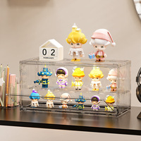 Caja de Almacenamiento Rectangular Delgada de PET para Figuras de Acción, Caja de Exhibición Compacta a Prueba de Polvo para Mini Funko Pop, Nendoroid y Modelos de Juguetes