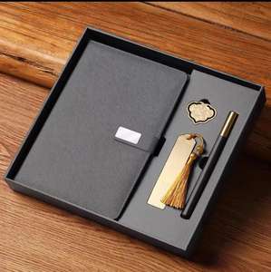 Set de Regalo de Cuaderno de Negocios Personalizado con Logotipo Imprimible, Bloc de Notas para Jefes, para Reuniones, Artículos Esenciales de Oficina - Product Image 3