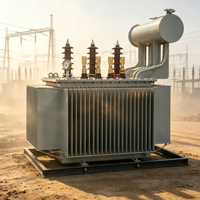 Transformateur de distribution triphasé immergé dans l'huile CE EAC ISO UL S11 400KVA 50/60Hz 6.3kV 10kV