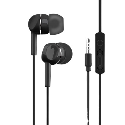 Cheap HandsFree Free Shipping Wholesale 3.5mm Headphone Stereo In-ear Earphone With Microphone for Laptop MP3 Tablet PC Headset