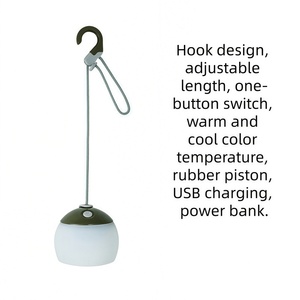 CZFIT Advanced Multifunctional Retro Camping <b>Light</b>, Silicone Camping <b>Light</b>, Freely Adjustable Length, Can Be Lifted or Hung - Product Image 6