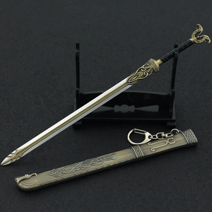 LLavero de Metal de aleación de Zinc, espada de juguete, dios de la guerra, Ragnarok, Freyja, 22cm, 87g - Product Image 5