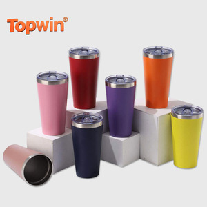Steel Double Wall Coffee Mug 12oz 22oz Water Drinking Mug 350ml 650ml Insulated Thermos Office Car Vacuum Flask - Product Image 1