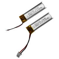Gelang Pintar Populer Baterai 3.7v 130mah Baterai Lithium Li-polymer Isi Ulang QS501035 0.481Wh