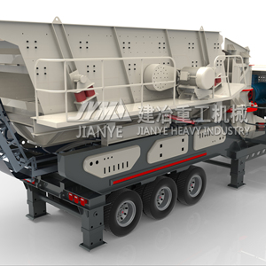 Planta Móvil de Trituración y Cribado de Mandíbulas Tipo Neumático J125 - 290-845 T/h para Roca Dura, Granito, Basalto, <span class=keywords><strong>Li</strong></span> - Product Image 1