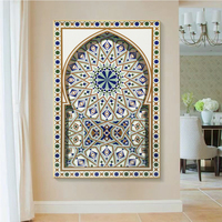 Arche marocaine cristal porcelaine peinture salon décoratif paysage mur Art pour hôtel Restaurant toile moyen-orient