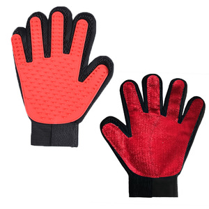 Guantes de Silicona de Doble Cara y <span class=keywords><strong>Cepillo</strong></span> de Masaje para Eliminar el <span class=keywords><strong>Pelo</strong></span> de Mascotas, Perros y Gatos - Product Image 3