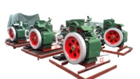 Dynamischer 180kW 6190 Erdgas-Motorgenerator Wassergekühlt 40% Effizienz 24V DC Elektrostart für Industriestrom