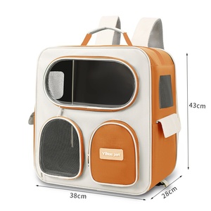 Yeni Gelen Açık Hava Çok Renkli Naylon Fermuarlı Taşınabilir Çıkarılabilir 4 Tekerlekli Çevre Dostu Şık Evcil Hayvan Taşıma Çantası Kedi Seyahat Çantası - Product Image 6