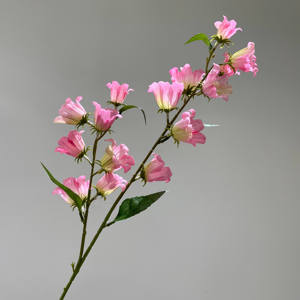 Campanas de Canterbury Artificiales, Flores de Primavera Coloridas, Flores de Seda, Flores Decorativas para Bodas, Flores de <span class=keywords><strong>Campana</strong></span> para Decoración de Eventos - Product Image 1