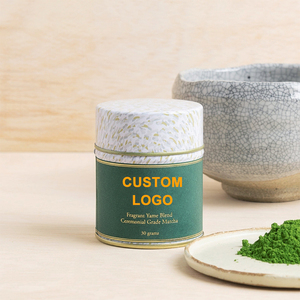 Tùy chỉnh rỗng nhỏ tròn Matcha tin có thể lỏng trà tin container nhà máy bán buôn - Product Image 3