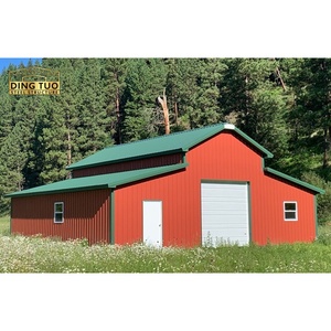 Chi Phí Hiệu Quả Prefab Kết Cấu Thép Cực Barn Gia Cầm Nhà Kho Động Vật Cho Gia Cầm Trang Trại Kho Xách Tay Hội Thảo Các Tòa Nhà Trung Quốc - Product Image 2